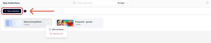 app coll create