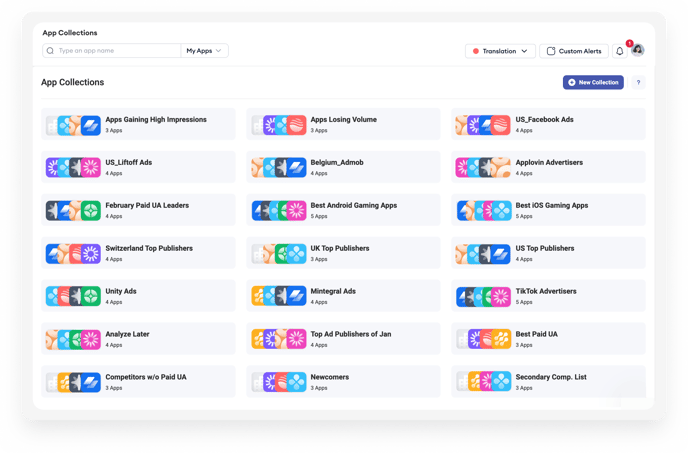 app collections