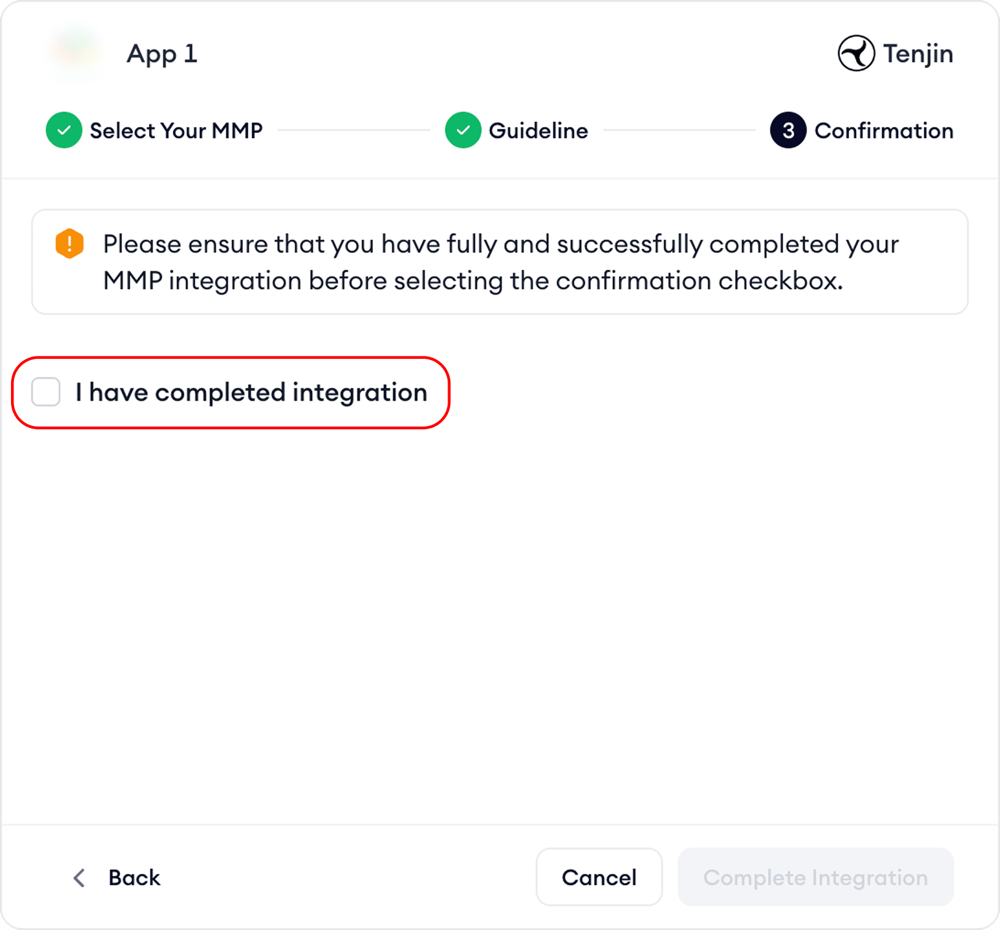 Integrating with Tenjin